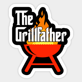 The Grillfather! BBQ, Grilling, Outdoor Cooking Sticker